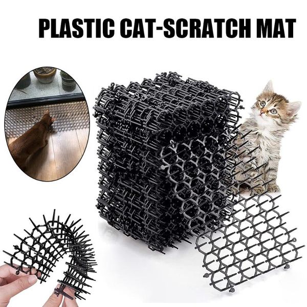 

cat carriers,crates & houses 12pcs mats anti-cat prickle pad kitten dog repellent mat safe plastic spike garden tool household indoor yard a