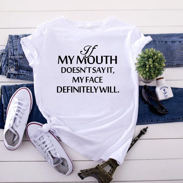 

women's t-shirt harajuku women summer oversized funny letter print tee shirt for ladies loose plus size 5xl clothes ropa mujer, White