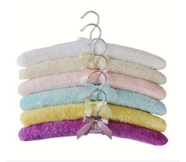 

hangers & racks 10pcs/lot clothes women cloth hanger multicolor rack 38cm
