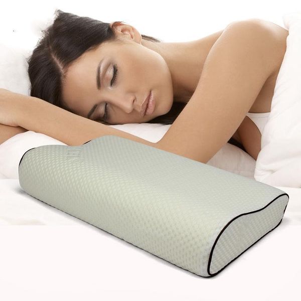 

pillow comfortable cervical orthopedic pillows traction neck care memory foam sleeping bedroom head support slow rebound