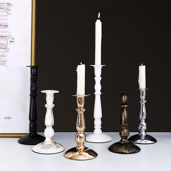 

candle holders european restaurant holder ornaments home decoration metal wedding romantic candlelight dinner
