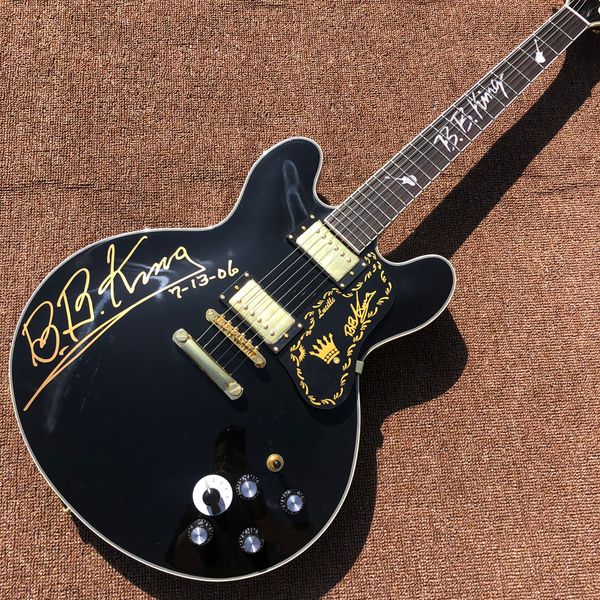 

custom grand bb king electric guitar with rosewood fingerboard gold hardware
