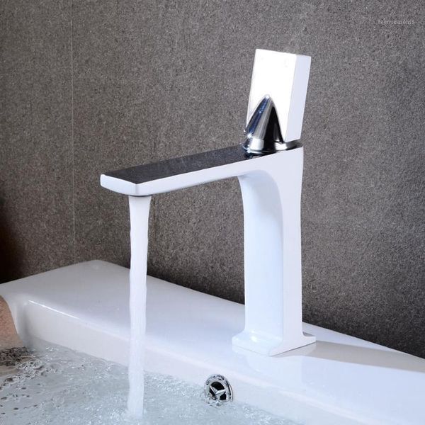 

bathroom sink faucets faucet mixer basin taps fashion wash tap brass chrome vessel and cold water white1