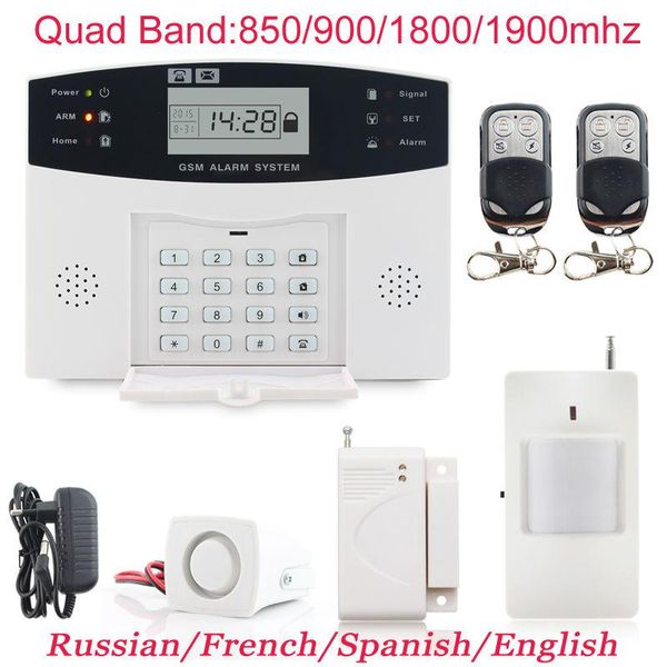 

alarm systems gsm wireless pir home security burglar auto dialing dialer sms call