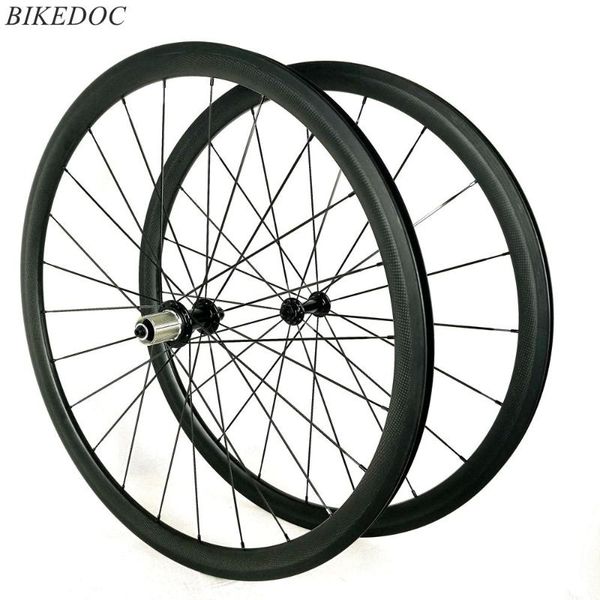 

bike wheels bikedoc 700c road 38mm r13 hub carbon wheel set