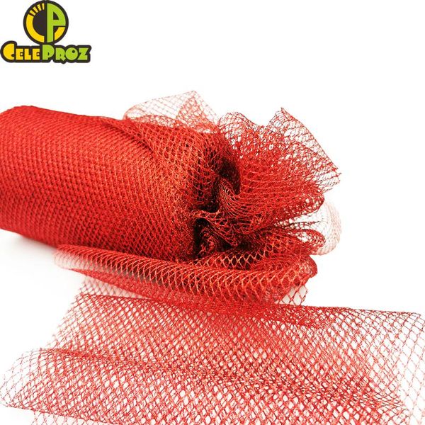 

party decoration 15cm 25yards shiny glitter mesh tulle roll for diy christimas tree bow wedding chair sash 22.8 meters