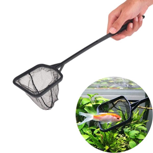 

fishing nets portable long handle square fish tank ornamental dip net netfish landing accessories