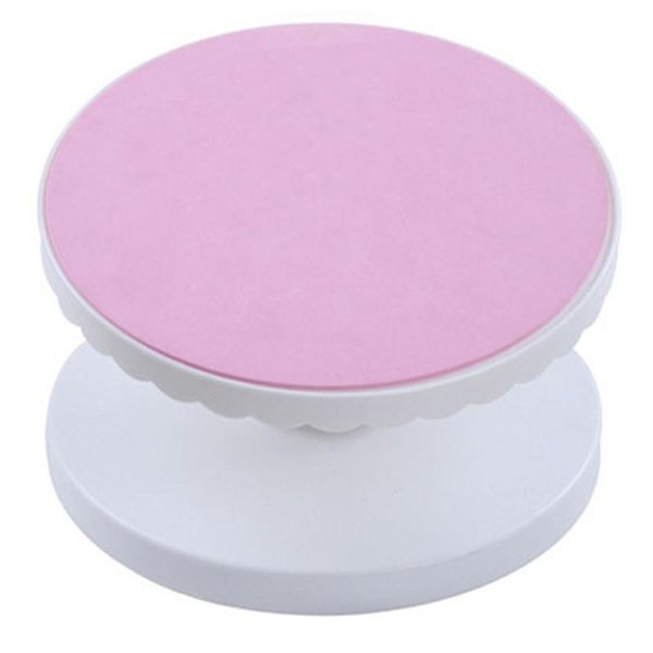 

cake decorating base turntable platform round rotating 360 degrees revolving cakes stand sugar craft swivel plate baking tools & pastry