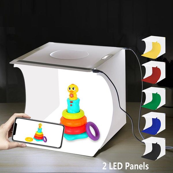

8.7 inch portable lightbox po studio box tableshooting light tent pography softbox set for items display lighting & accessories