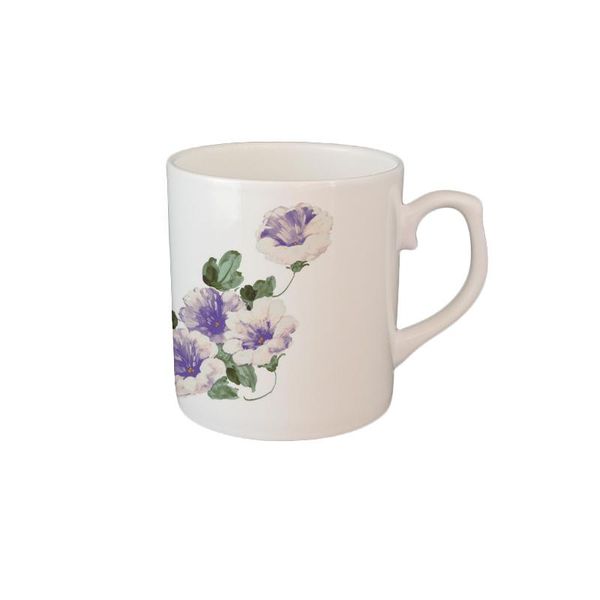 

mugs purple flowers mug beautiful morning glory ceramic cup bone china coffee 45432