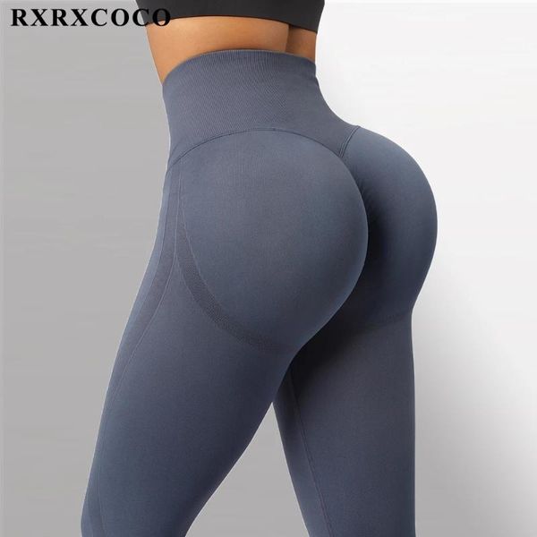 

yoga outfit rxrxcoco scrunch buleggings women booty fitness pants push up seamless legging workout tights sports leggings