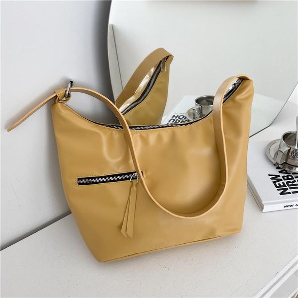 

evening bags women's are with large-capacity ladies shoulder and solid-colored casual underarm