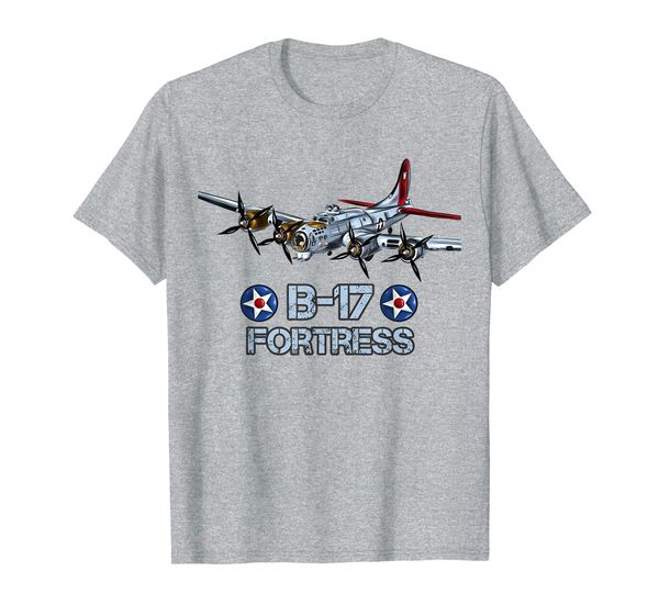 

ww2 aviation b17 flying fortress t-shirt, White;black