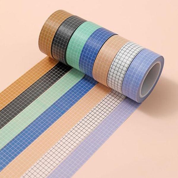 

gift wrap 10m black and white grid washi tape japanese paper diy planner masking adhesive tapes stickers decorative stationery