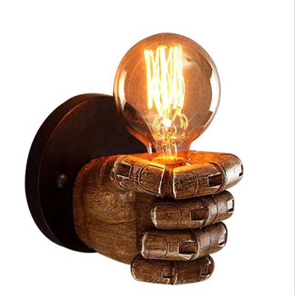 

european style bar restaurant cafe decoration retro wall lamp left hand right lamps