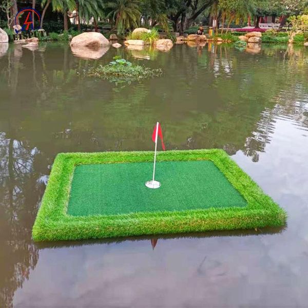 

golf training aids swimming pool putter putting trainer driver balls set portable game floating green with accessories