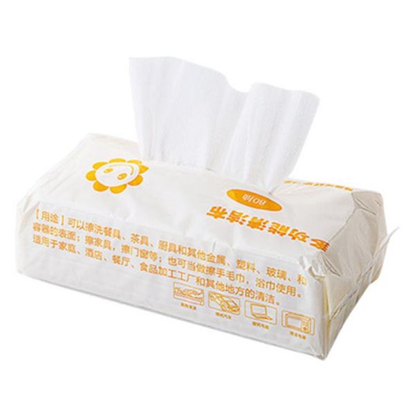 

cleaning cloths disposable dish towel non-woven wiping rag 80 sheets/pack kitchen cloth sheets