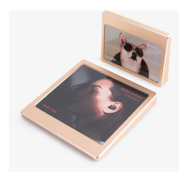

frames aluminum alloy place card slot base high grade commodity price tag display board deskproducts small advertising sign stand