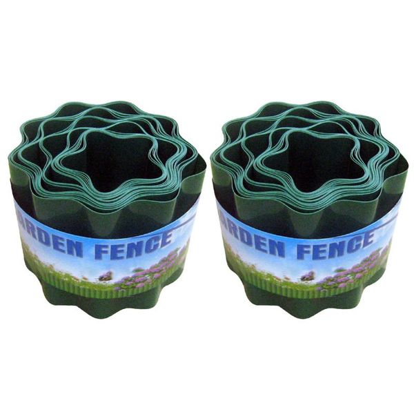 

fencing, trellis & gates flower protect easy installation fence grass wall garden decorative lawn edging path diy palisade flexible ripple s