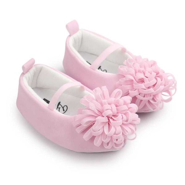 

0-18m princess baby girl small flower shoes cotton soft sole first walker pram walkers