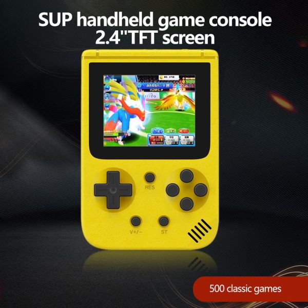 

portable game players retro mini handheld video games console built-in 500 classic gift accessories