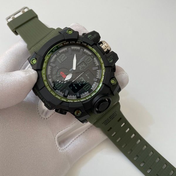 Erkek Lüks Sport Saatler Dijital Saat Ordusu Askeri Şok Dayanıklı Kol saati Silikon Moda Kuvars Saatler Orijinal Kutu Reloj De 461