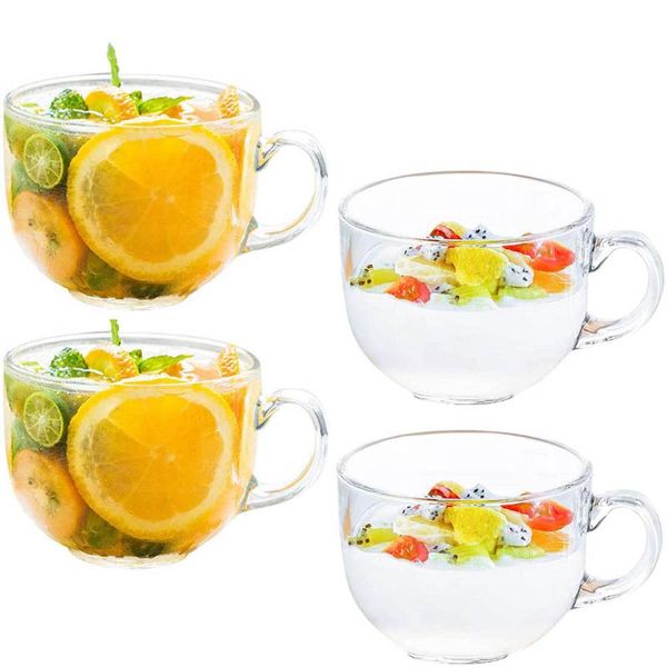 

transparent glass coffee cup milk whiskey latte cereal ice cream creative heat-resistant cocktail drink tumbler wine glasses