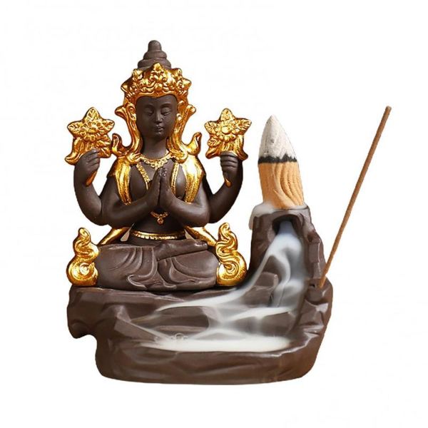 

fragrance lamps s creative buddha smoke backflow incense burner handicraft home decoration