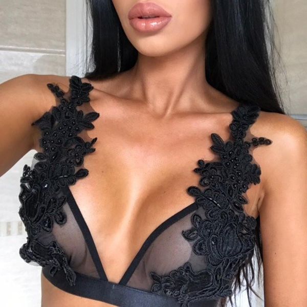 

women's tanks & camis mesh womens underwear black ladies lace designer tank, White