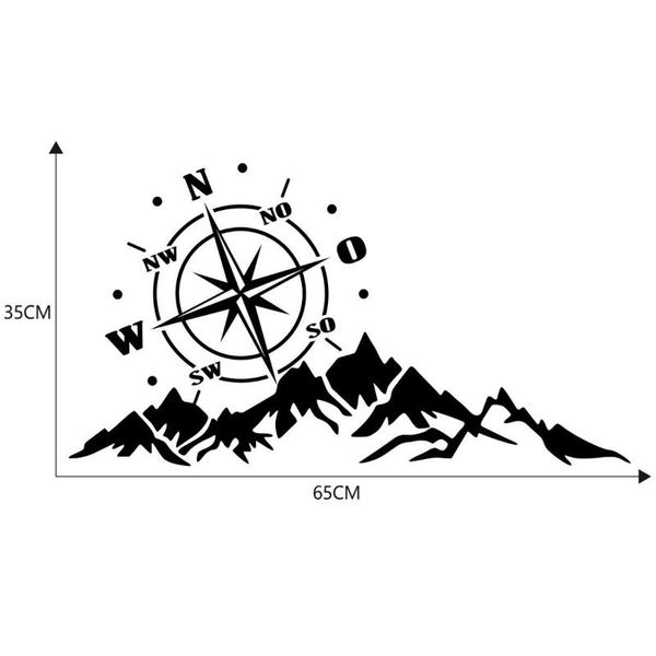 

parts mountain body sticker waterproof high temperature camper van car truck