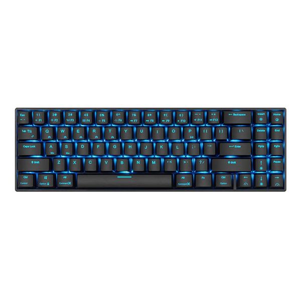

modes miniature 71 keys mechanical keyboard gaming adjustable rainbow backlight wired bluetooth keyboards