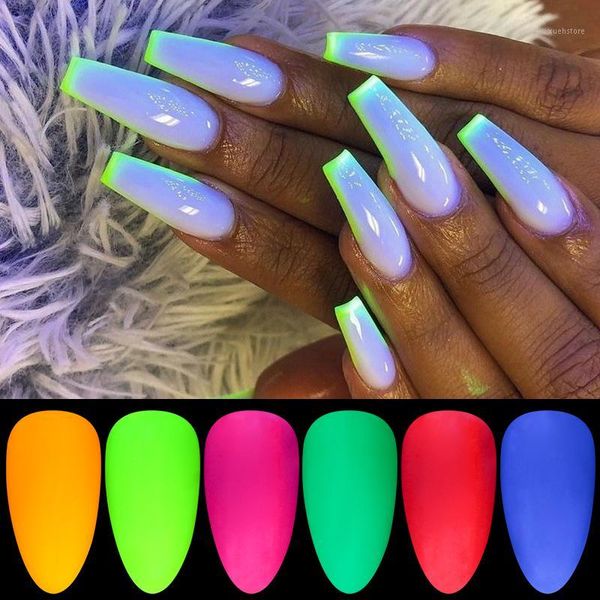 

10g luminous powder bulk glow in the dark longest lasting nail dust fluorescent1, Silver;gold