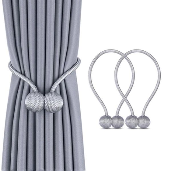 

other home decor 2pcs curtain tiebacks tie rope accessory rods accessoires backs holdbacks buckle clips hook holder