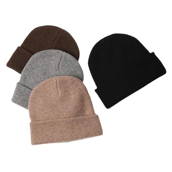 

beanies solid wool &yark hair beanie hats autumn winter hat for bonnets