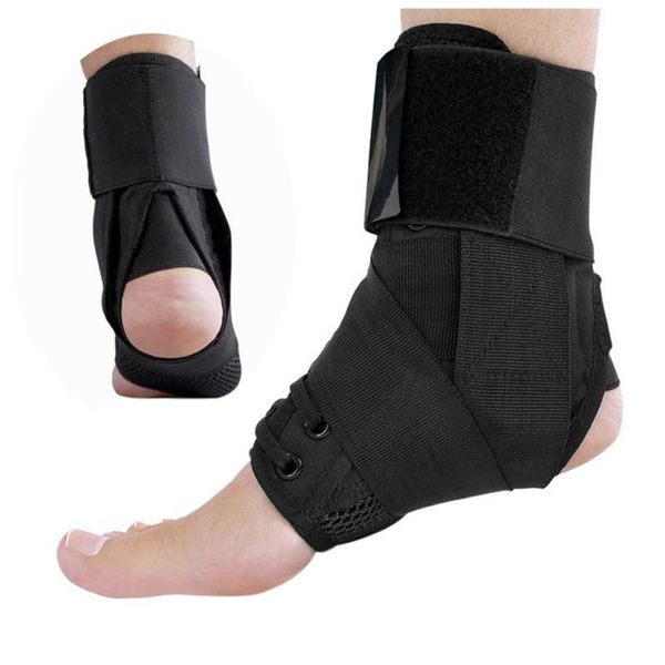 

ankle braces bandage straps sports safety adjustable comfortable compression protectors supports guard foot orthosis support, Blue;black