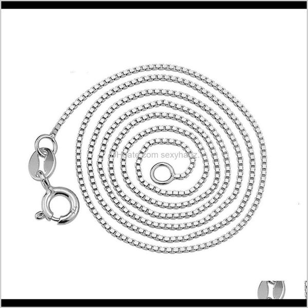 

pendant necklaces & drop delivery 2021 pendants 925 sterling sier box chain 0dot8m necklace fashion jewelry with single 56dbd, Silver