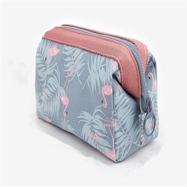 

storage bags multifunctional portable large-capacity travel cosmetic bag women's steel frame