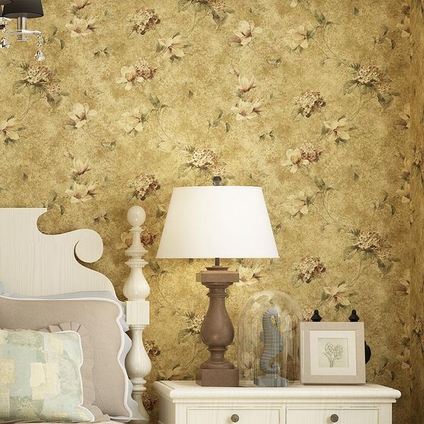 

wallpapers cheng shuo wallpaper of american pastoral non-woven full retro bedroom