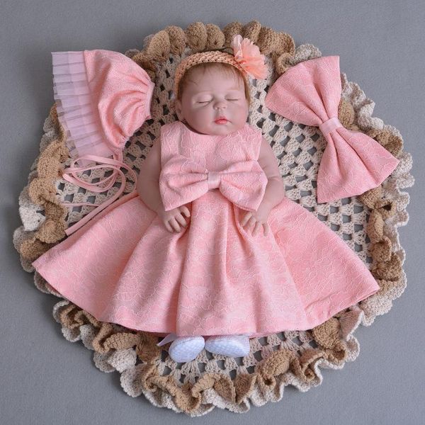 

girl's dresses baby girl baptism dress with hat bow gown ball pink formal clothes 2021 christening gowns abf164708, Red;yellow