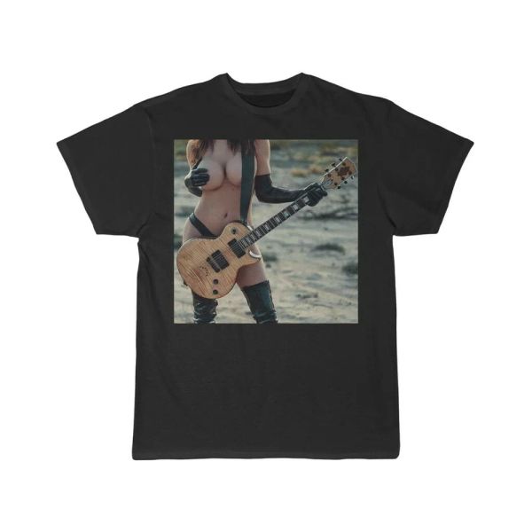 

les paul au-natural short sleeve tee, White;black