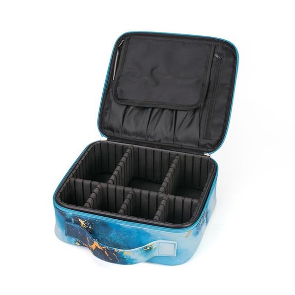 

storage cosmetic bag sunflower lady portable case tattoo nail tool makeup pouch bags & cases