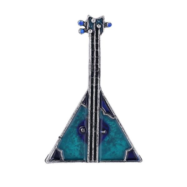 

pins, brooches 1pc creative breastpin delicate brooch trigon shaped jewelry accessory, Gray