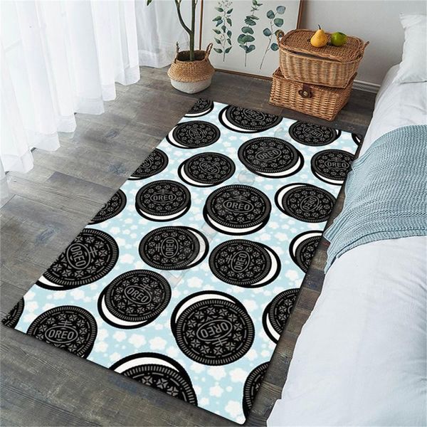 

carpets biscuits 3d all over printed rug floor mat non-slip dining room living soft bedroom carpet
