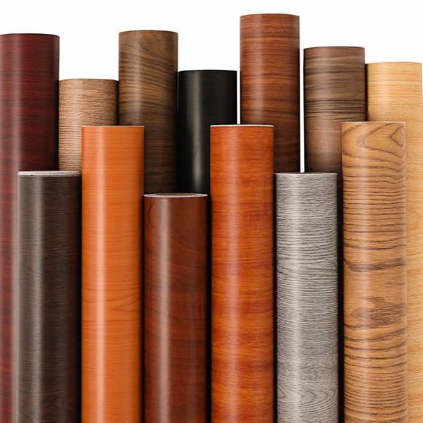 

wallpapers home decor kitchen waterproof wood wall stickers wallpaper films refurbished wardrobe clothes cupboard door deskfurniture
