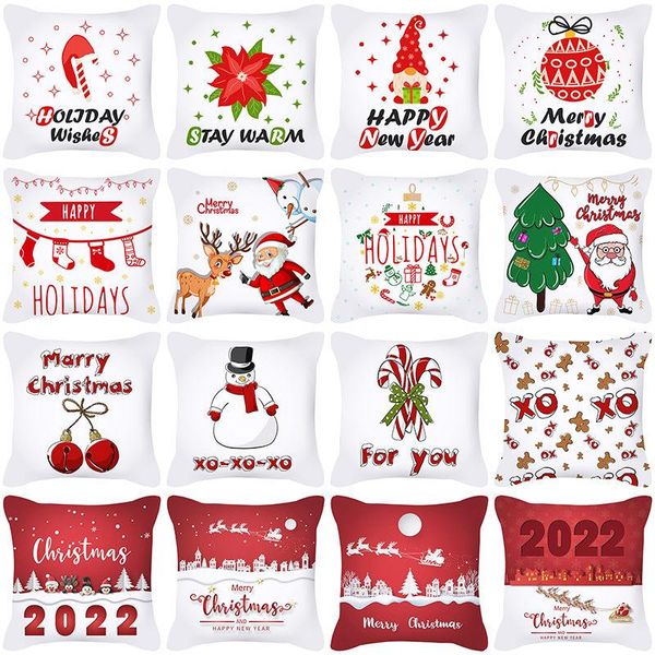 

cushion/decorative pillow christmas cushion cover 45*45 polyester covers decorative cushions for sofa throw pillows pillowcase home decor