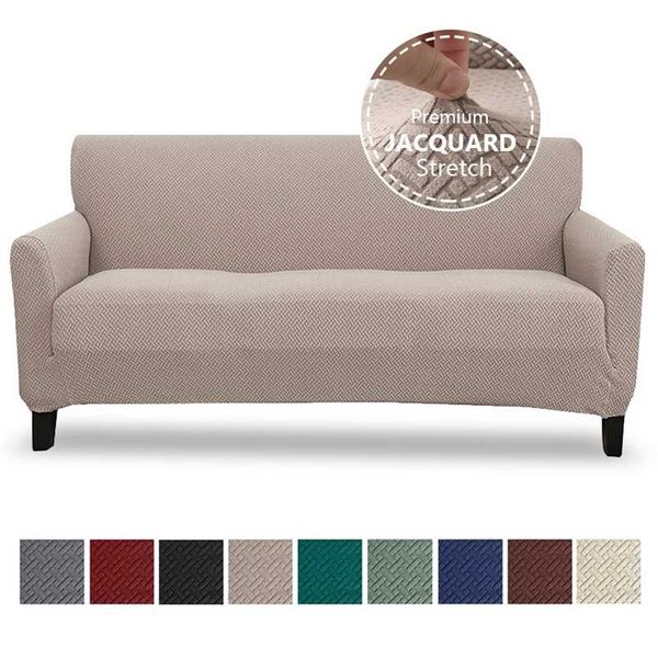 2 Arten elastischer Sofabezug für Wohnzimmer, dicker Jacquard-Sofabezug, Schnittcouchbezug, Stretch-Möbelschutz 211102