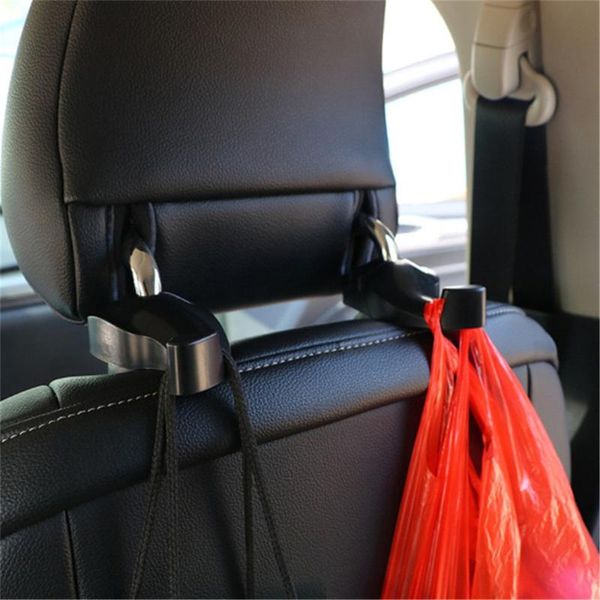 

car headrest hook seat back hanger for bag handbag purse grocery cloth portable multifunction clips accessories hooks & rails