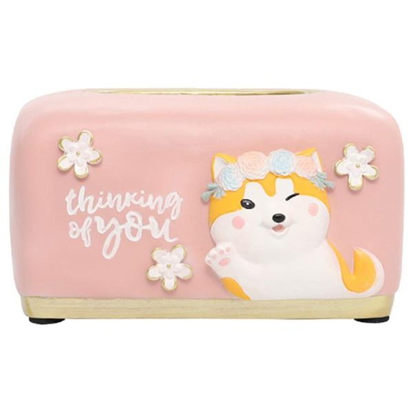 

gift wrap 1pc household lovely tissue holder deskorganizer (assorted color)