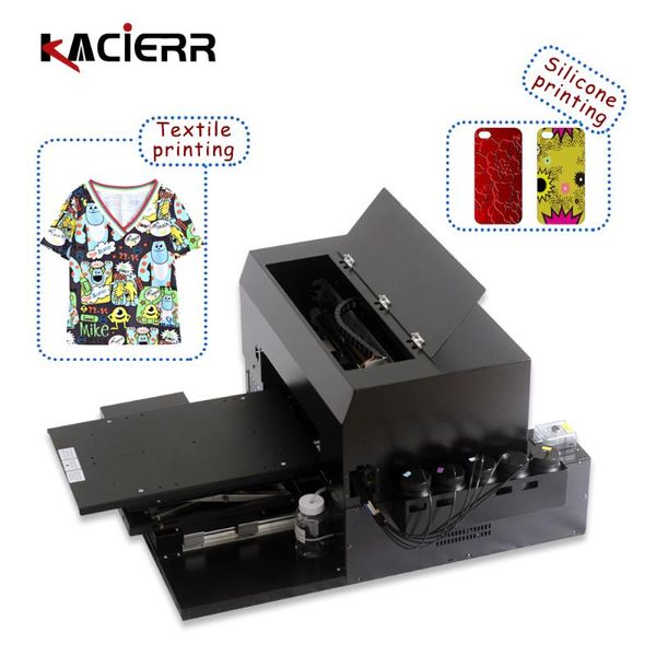 

multifunctional large-format uv flatbed printer 6-color channel inkjet type using l1800 print head for mobile phone case printers