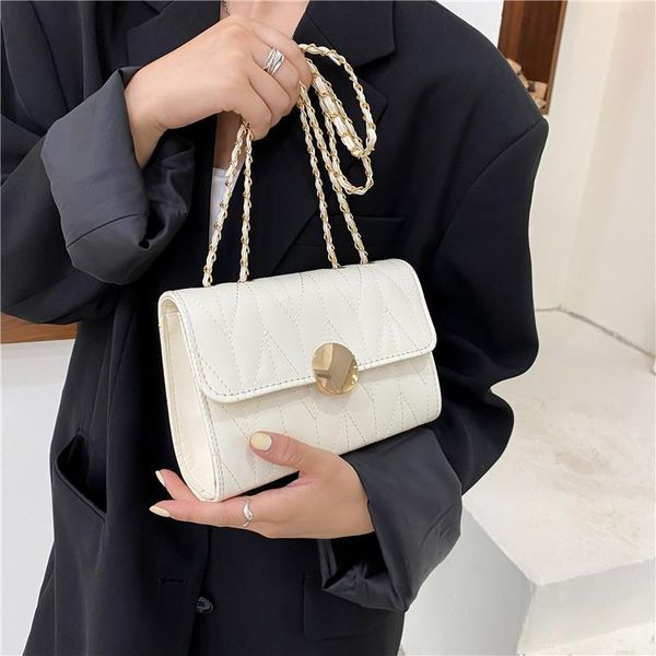 

evening bags fashion female bag 2021 small square shoulder messenger chain mini make up purses and handbags